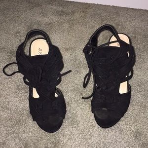 Black heels